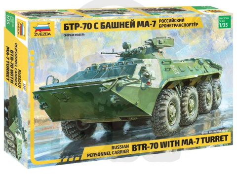 1:35 Rosyjski transporter opancerzony BTR-70 w/MA-7 Turret