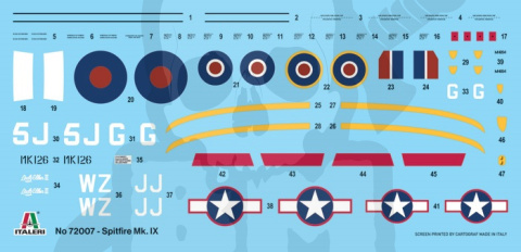 1:72 Spitfire Mk IX Complete Set for Modeling 1:72 Spitfire Mk IX Complete Set for Modeling
