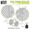 EVA foam scales - Teardrop - łuski z pianki w kształcie łezki