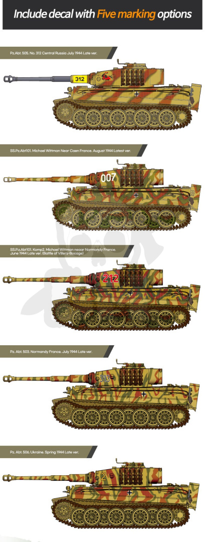 Academy 13431 Tiger-1 Ver. Late 1:72 Academy 13431 Tiger-1 Ver. Late 1:72