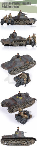 Academy 13556 German Panzer I Ausf.B & Motorcycle 1:35