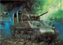 Academy 13562 Amerykański Czołg Sherman M4A2 Pacific Theater 1:35