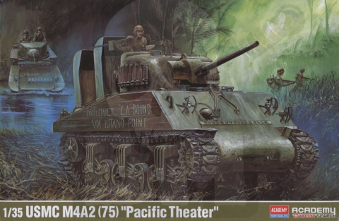 Academy 13562 Amerykański Czołg Sherman M4A2 Pacific Theater 1:35