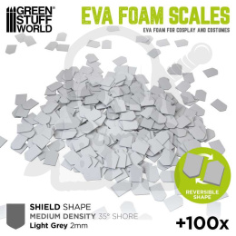 EVA foam scales - Shield - łuski z pianki w kształcie tarczy