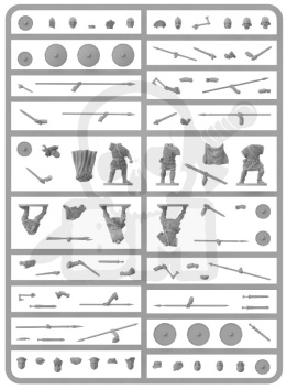 Early Saxon Armoured Warriors 36 szt.