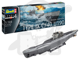 German Submarine Type IX C/40 U-Boot U190 1:144