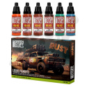 Green Stuff Liquid Pigments Set - Rust pigmenty