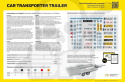 Heller 80774 Car Transporter Trailer 1:24