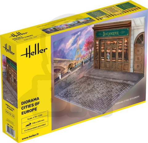 Heller 81256 Diorama Miasta Europy - Diorama Cities of Europe 1:24