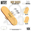 MDF Bases - Oval Pill 25x70 mm podstawki pod figurki