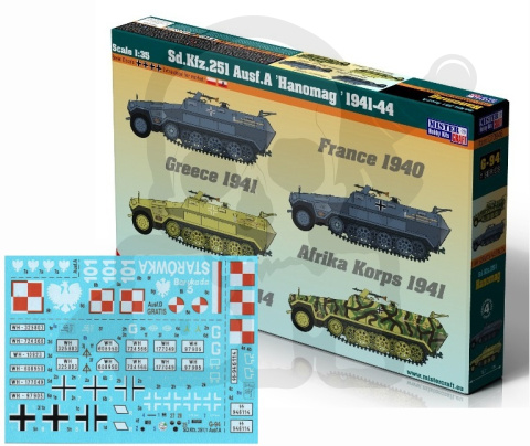 Mistercraft G-94 Sdk. Kfz. 251 ausf A Hanomag 1941-44 1:35