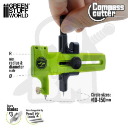 Compass circle cutter