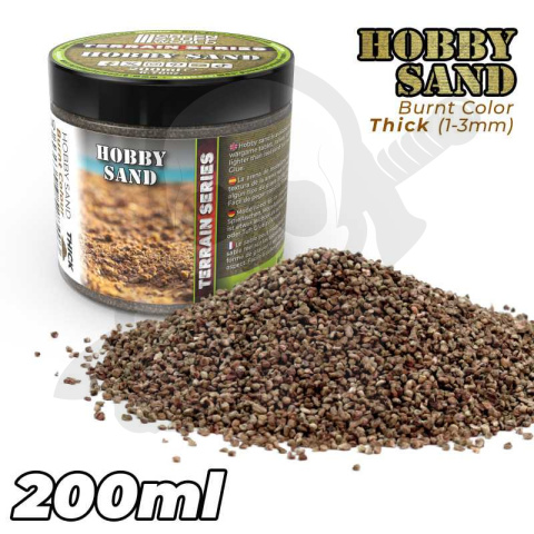 Thick Hobby Sand - Burnt Bown 200ml - piasek