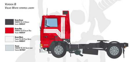 1:24 Volvo F12 Intercooler Low Roof with accessories 1:24 Volvo F12 Intercooler Low Roof with accessories
