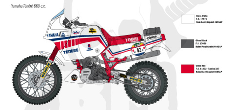 1:9 Yamaha Tenere' 660cc Paris Dakar 1986 1:9 Yamaha Tenere' 660cc Paris Dakar 1986