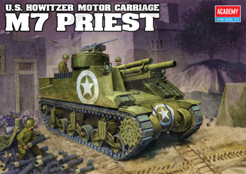 Academy 13210 M7 105mm SPG Priest 1:35