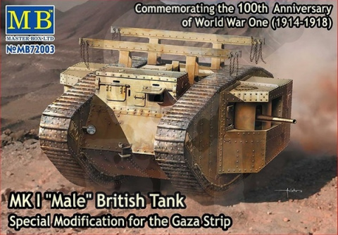 Master Box 72003 MK I Male British Tank Special Modification for the Gaza Strip 1:72