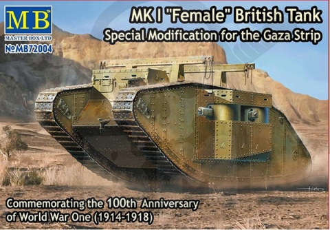 Master Box 72004 MK I Female British Tank Special Modification for the Gaza Strip 1:72