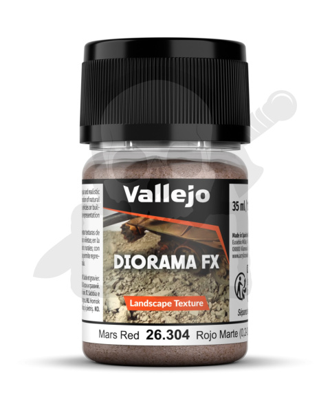 Vallejo 26304 Diorama FX Lansc. Text. Mars Red 0,2 - 0,6 mm - 35 ml