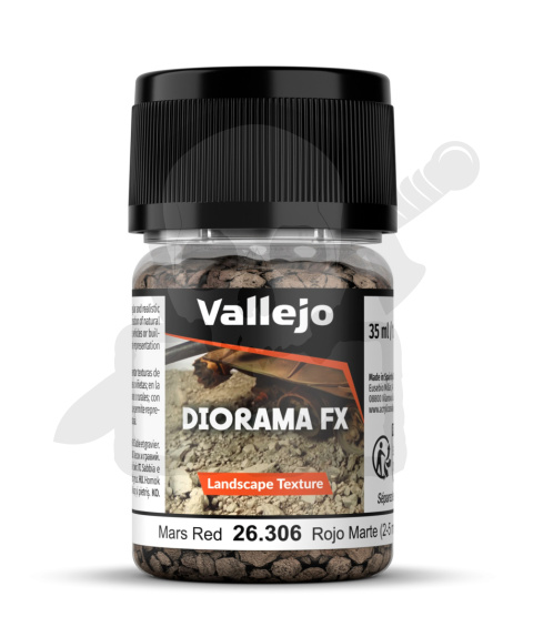 Vallejo 26306 Diorama FX Lansc. Text. Mars Red 2 - 5 mm - 35 ml