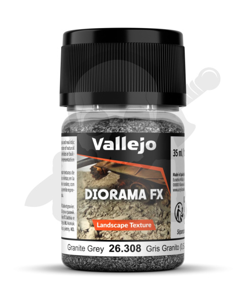 Vallejo 26308 Diorama FX Lansc. Text. Granite Grey 0,5 - 2 mm - 35 ml