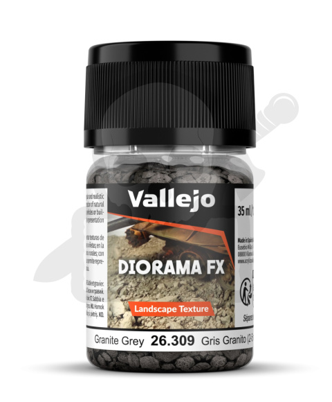 Vallejo 26309 Diorama FX Lansc. Text. Granite Grey 2 - 5 mm - 35 ml