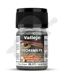 Vallejo 26311 Diorama FX Lansc. Text. Moss Green 0,5 - 2 mm - 35 ml