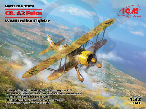 Fiat CR. 42 Falco WWII Italian Fighter 1:32