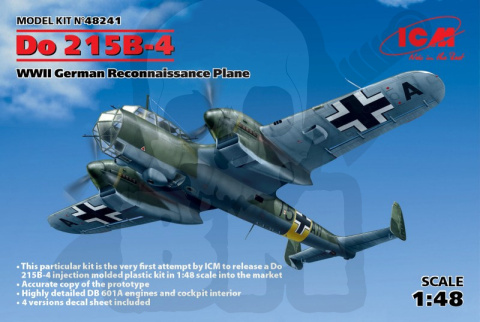 Do 215 B-4 WWII German Reconnaissance Plane 1:48