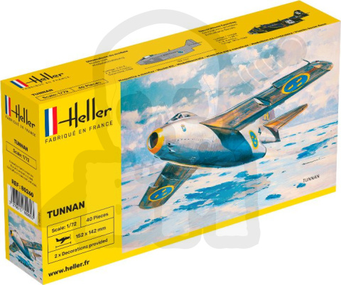 Heller 80260 Saab Tunnan J29 1:72