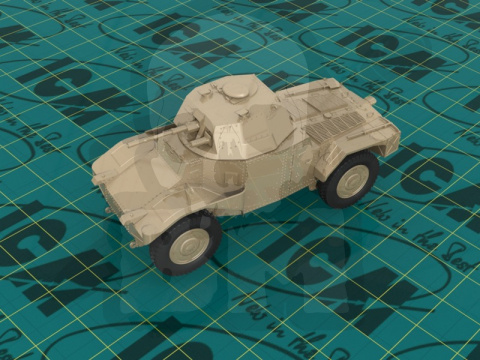 Panzerspähwagen P 204(f) with German Armoured Vehicle Crew 1:35 Panhard 178 Panzerspähwagen P 204(f) with German Armoured Vehicle Crew 1:35 Panhard 178