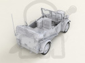 le.gl.Einheits-Pkw Kfz.2 WWII German Light Radio Communication Car 1:35