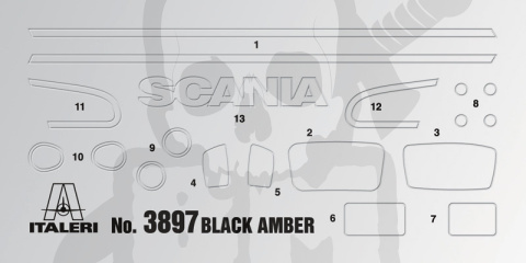 1:24 Scania R730 Black Amber 1:24 Scania R730 Black Amber