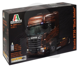 1:24 Ciężarówka Scania R730 Black Amber