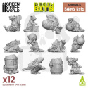 3D printed set Bomb Rats - szczury 12 szt.