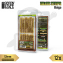 Grass Tuft Strips 12 mm - Beige - paski trawy