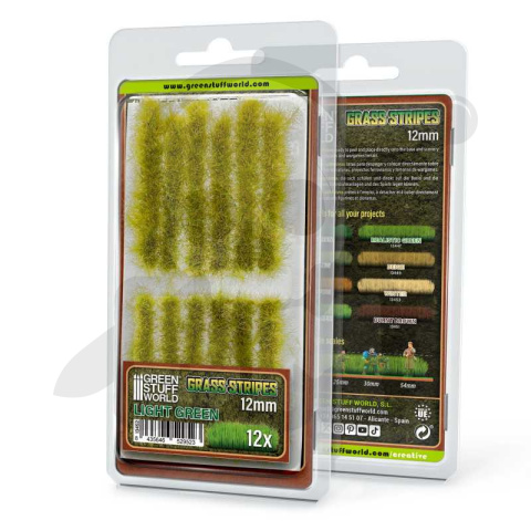 Grass Tuft Strips 12 mm - Light Green Grass Tuft Strips 12 mm - Light Green