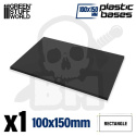 Plastic Rectangular Bases 100x150mm - podstawka pod figurki 1 szt.