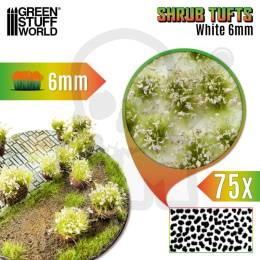 Shrub Tufts 6mm self-adhesive - White