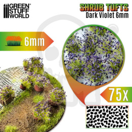 Shrub Tufts 6mm self-adhesive - Dark Violet