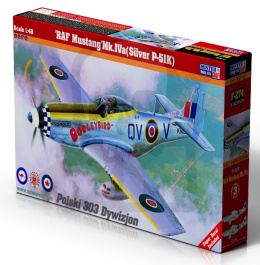 RAF P-51 Mustang Mk.IVa Silver P-51K 1:48