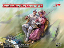 American Sport Car Drivers (1910s) 1 male, 1 female figures 1:24