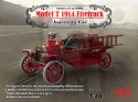 Ford Model T 1914 Firetruck American Car 1:24