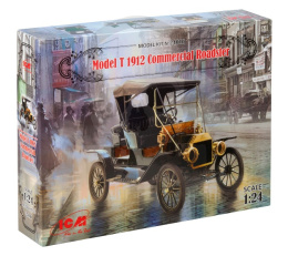 Ford Model T 1912 Commercial Roadster American Car 1:24