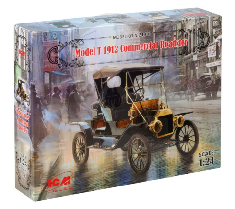 Ford Model T 1912 Commercial Roadster American Car 1:24