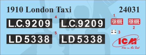 Renault Type AG 1910 London Taxi 1:24