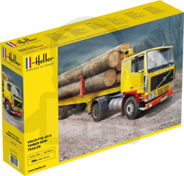 Heller 81704 Volvo F12-20 z naczepą do drewna 1:32