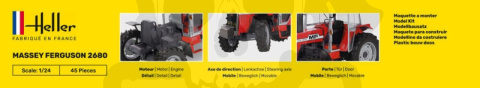 Heller 81402 Traktor Massey Ferguson 2680 1:24 Heller 81402 Traktor Massey Ferguson 2680 1:24