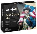 Vallejo 70140 Zestaw Model Color 16 farb - Basic Colors USA