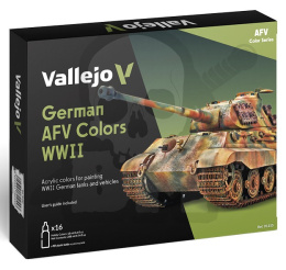 Vallejo 70255 Zestaw Model Color 16 farb - German AFV Colors WWII